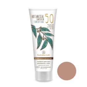 BB krema Australian Gold Botanical z minerali za obraz SPF 50 - temna