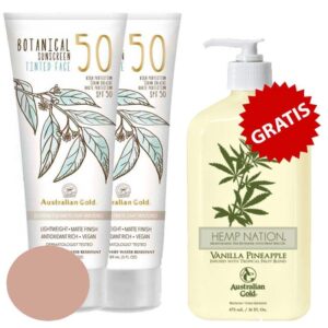 Set Botanical 8 za obraz ZF 50 - 2xBB SPF50-svetla  in Hemp Nation Vanilla Pineapple